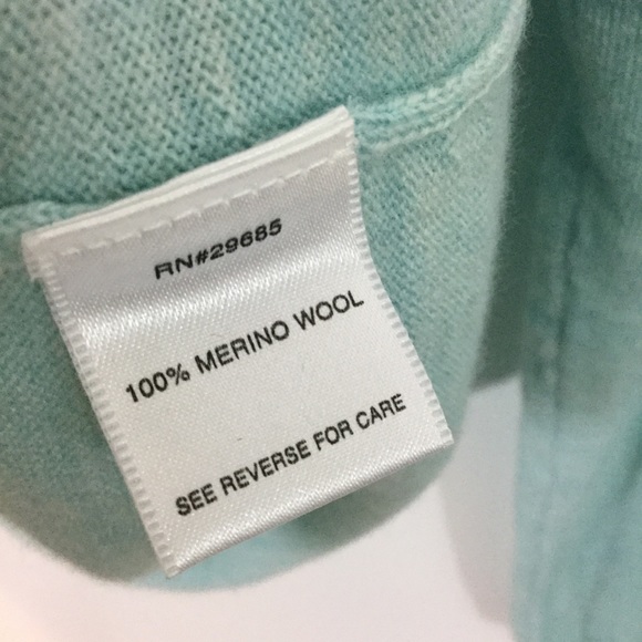 Pendleton  Aqua 100% Merino Wool Sweater - Picture 3 of 5